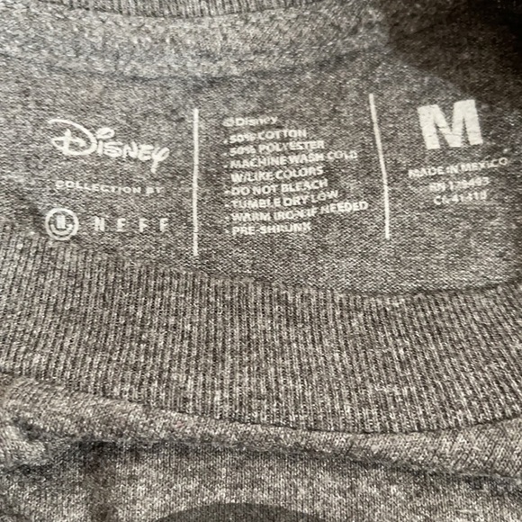 Neff Disney Mickey Mouse T-Shirt Gray Sz Medium - Picture 4 of 4